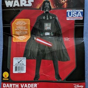 Adult Size Medium Darth Vader Halloween Costume with Light Sabre